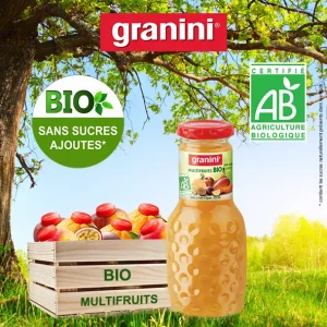 Découvrez le nouveau multifruits bio Granini