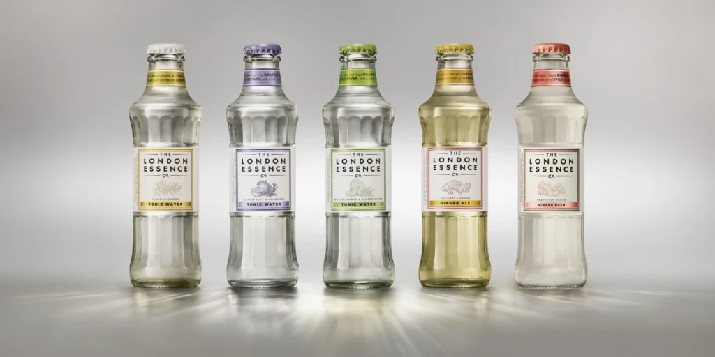 London Essence Co, mixers raffinés aux essences botaniques distillées