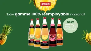 Granini : nouveauté dans la gamme verre consigné 1L