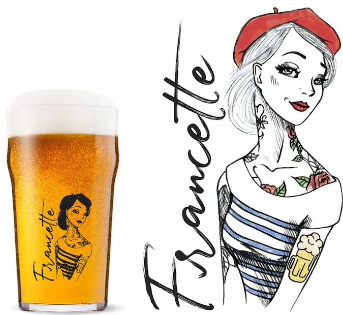 Francette, la blonde made in Distriboissons