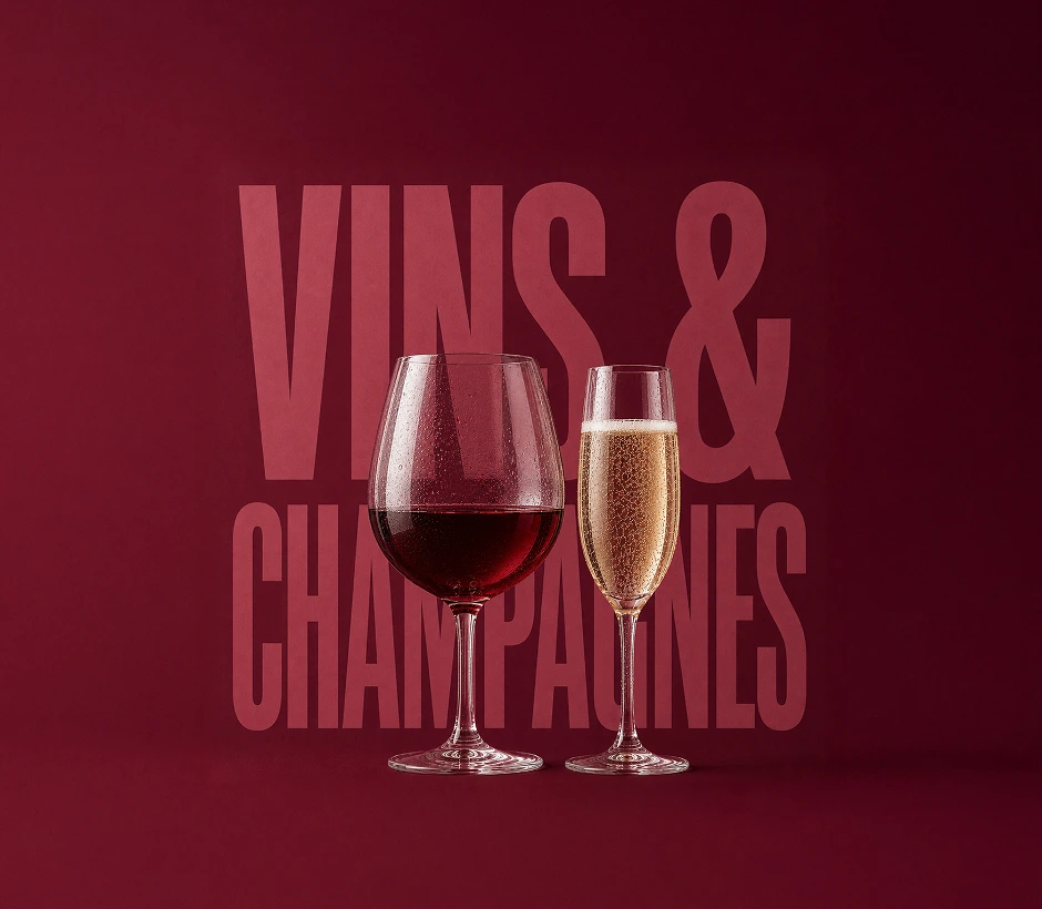 Visuel vins te champagnes - Distriboissons